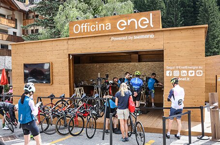 Enel Workshop and Shimano technical assistance
