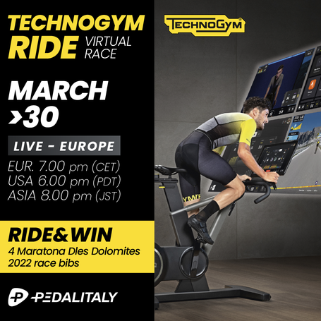 Sign up for the Technogym Ride Virtual Race